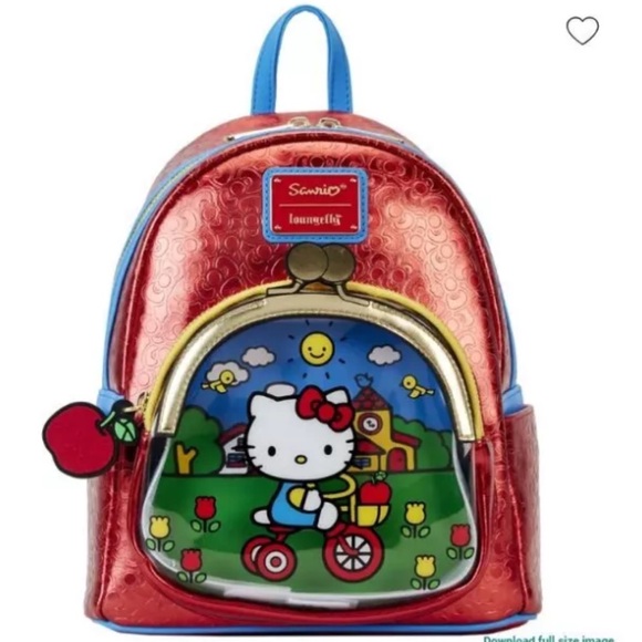 Loungefly Sanrio Hello Kitty 50th anniversary classic mini backpack (NWT) - Picture 1 of 6